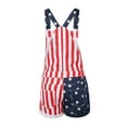 thumbnail image 5 of Fesfesfes Women Jumpsuits Independence Day Flag Strap Pants Casual Jumpsuit, 5 of 6