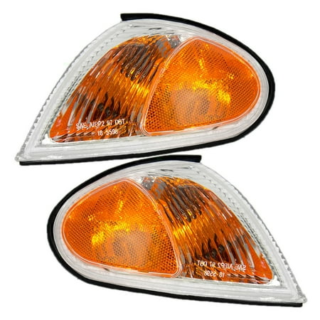 Corner Lights Lens - Driver and Passenger Park Signal Corner Marker Lights Lamps Lenses Replacement for Hyundai 92301-29550 92302-29550
