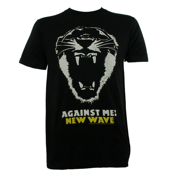 Impact Against Me Band Wave Album Cover Tiger Slim Fit T Shirt