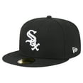 thumbnail image 3 of Men's-New Era  Black Chicago White Sox 125th Anniversary 59FIFTY Fitted Hat, 3 of 5