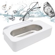 Cosprof Ultrasonic Jewelry Cleaner, Portable Ultrasonic Cleaner for Cleaning Jewelry, Eyeglass, Ring, Watches, 45Khz Low Noise Jewelry Cleaner Ultrasonic Machine 3 Min Cleaning Time, White