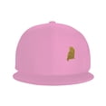 thumbnail image 2 of ZICANCN Golden Cat Pattern Baseball Caps, Trucker Hats for Men And Women, Adjustable Breathable Flat Caps, Pink, 2 of 8