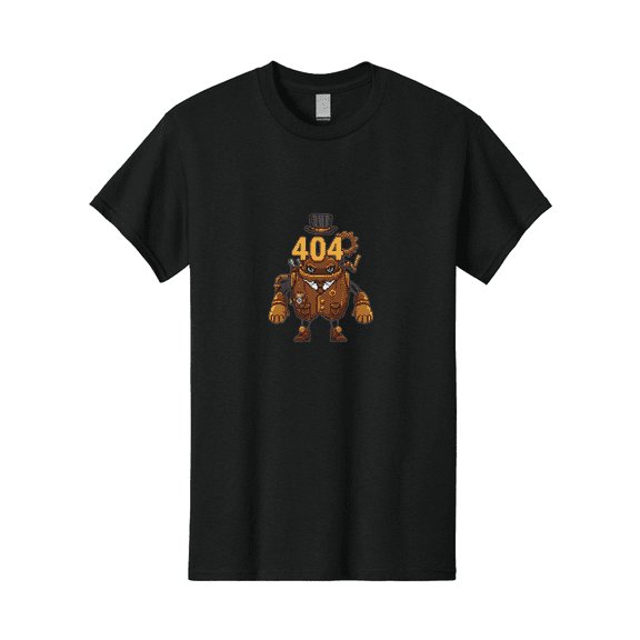 404-Robot Mens Graphic Tee, 100% Cotton, Casual Summer Wear BAA107