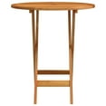 thumbnail image 2 of vidaXL Garden Table Natural Wood Solid eucalyptus wood Small Foldable, 2 of 7