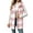 Pink, variant on FRSASU Women's Fleece Sherpa Vest Winter Sleeveless Fuzzy Fluffy Checkered Plaid Vest Zip Up Jacket with Pockets Yellow