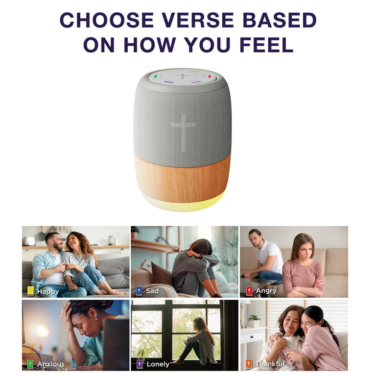 My MoodBible, Portable, One Touch Audio Bible Player, Over 300 Verses, 6 Mood Categories