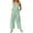 Mint Green, variant on Summer Floral Print Boho Overalls for Women 2026 Plus Size Wide Leg Jumpsuit Pants Rompers with Pockets L