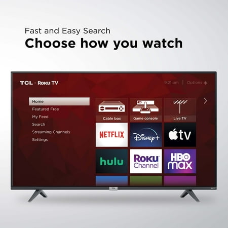 TCL - 75” Class 4 Series 4K UHD Smart Roku TV