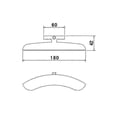 thumbnail image 4 of Banjo Part - Single Leg Banjo Armrest - Sier New, 4 of 5