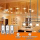 thumbnail image 2 of 20Pcs G9 Halogen Light Bulbs,40W Clear Halogen Lamps Dimmable,Warm White 2800K for Chandeliers,Pend P20250110506, 2 of 5