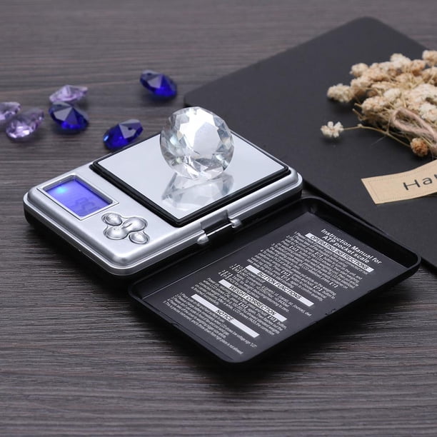 Mini herramienta de pesaje Portable Balance de precisión digital High Precision 200g/0.01g con pantalla LCD para joyas de oro en polvo de cocina
