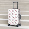 thumbnail image 5 of Travel Luggage Cover Protector - Cute Santa Hat French Bulldog Anti-Scratch Suitcase Covers Fits 18-32 Inch Luggage, 5 of 5