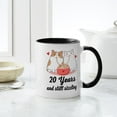 thumbnail image 4 of CafePress - 20Th Anniversary Funny Ramen Mugs - 11 oz Ceramic Mug - Novelty Coffee Tea Cup, 4 of 4