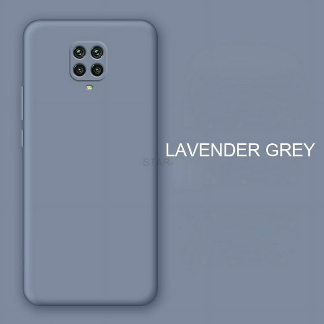 New Liquid Silicone Phone Case For Xiaomi Redmi Note 9 pro note9 9s Original Luxury Camera Protector Soft Back Cover Coque JK Lavender grey redmi note 7 pro