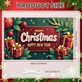 thumbnail image 2 of Red Christmas Banner Gold Xmas Display Festive Gift Box Holiday Backdrop for Christmas Party Holiday Decoration New Year Celebration, 2 of 9