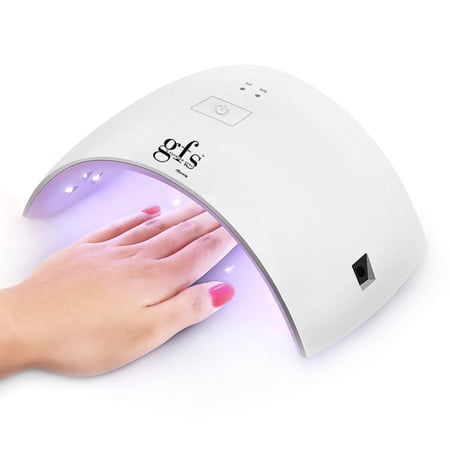 UV LED Nail Lamp 24W 2 Timers White LED Model 9C