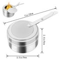 thumbnail image 2 of Jacgood 6 Pack Chafing Fuel Holder,Stainless Steel Dish Fuel Holder with Safety Cover, Canned Heat Box Holder for Chafing Dish,Buffet,Barbecue,Parties, 2 of 7