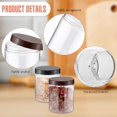 thumbnail image 2 of Mifoci 50 Pcs 16 oz Clear Plastic Jars with Lids Reusable Empty Storage Jars Containers for Kitchen Spices Dry Food Body Butter,, 2 of 7