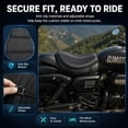 thumbnail image 7 of Motorcycle Seat Cushion, 3D Honeycomb Gel Motor Seat Pad for Long Rides, Ergonomic Shock Absorption TPE Rider Cushion, Universal Non-Slip Breathable Cruiser Touring Seat Cover, 7 of 7