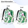 thumbnail image 4 of Daiia Cactus Plants Vintage Canvas Backpack for Men and Women ,Hiking Backpack,Travel Laptop Bag for School,Large Capacity Backpack, 4 of 8