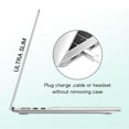 thumbnail image 5 of 2WIN2BUY Case for MacBook Air 13",2025-2022 M4 A3240 M3 A3113 M2 A2681 Hard Shell Case&Keyboard Skin Cover&Screen Protector,Crystal Clear, 5 of 9
