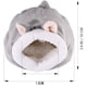 thumbnail image 4 of Saco para acurrucarse de erizo, cama para casa de hámster de rata, forro polar cálido para invierno, cama para Chinchilla para mascotas pequeñas, jaula para casa, nido, accesorios para hámster Ormromra, 4 of 7