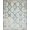 Blue Brown Cream, Pattern 2, variant on ODIKA Farmhouse Quatrefoil Interlocking Geometric Neutral Tones Juniper Stain Resistant Flatwoven for Entryway, Kitchen, Mudroom