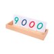thumbnail image 4 of Tarjetas numéricas Montessori con caja para el aprendizaje preescolar de matemáticas. PVC en forma de L, 4 of 9