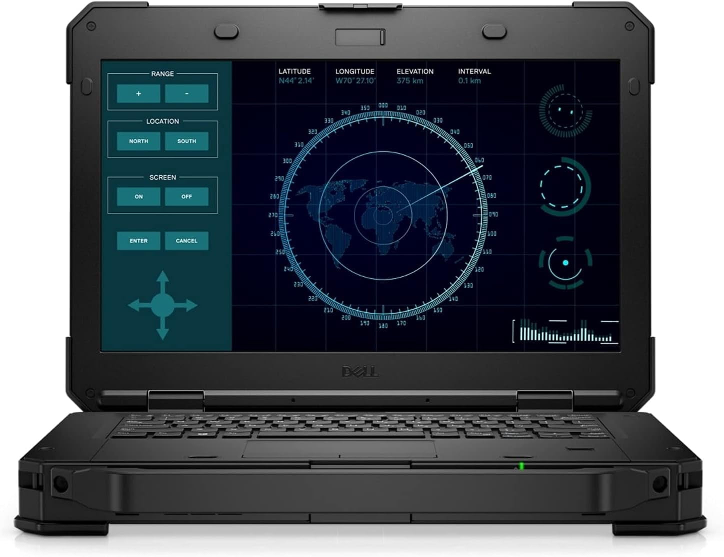 Dell Latitude Rugged 5424 Laptop | 14" 1920x1080 FHD | Core i5 - 8350U - 1TB SSD Hard Drive - 16GB RAM | 4 cores @ 2.1 GHz Win 11 Black