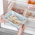 thumbnail image 4 of Organizador de cajones de plástico para refrigerador, 2 piezas, ajustable, para colgar en la despensa, 4 of 4