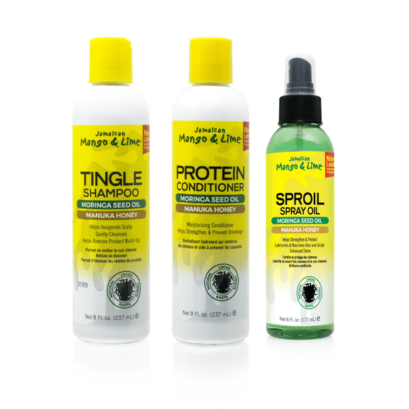 Jamaican Mango&Lime Shampoo Conditioner & Sproil Spray Set