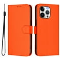 thumbnail image 2 of Compatible with iPhone 15 Pro Max Wallet Case with RFID Blocking Credit Card Holder, PU Leather Folio Flip Kickstand Protective Shockproof Anti-fall Phone Case Cover Women Men,Orange, 2 of 11