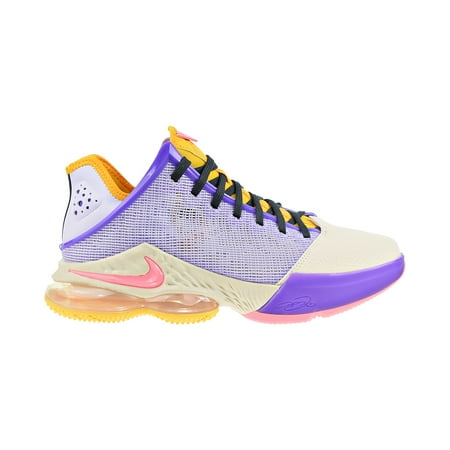 Nike LeBron 19 XIX Low "Mismatch" Men's Shoes Lilac-Dark Smoke Grey do9829-500