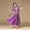 Purple, variant on Kids' Girls Belly Dance Outfit India Dance Clothes Top+Skirt Toddler Girls Sets Age S