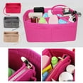 thumbnail image 4 of Qarigey Perfecto para bolsa de maquillaje de viaje, compartimentos, organizador de cosméticos, cepillo para tarjetas, funda para teléfono, Bolsas de maquillaje Caqui, 4 of 6