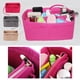 thumbnail image 5 of Minnieouse Monedero, neceser de viaje para maquillaje, organizador de cosméticos, brocha para llaves, estuche con cremallera, neceser, bolso de Bolsas de maquillaje Rosa roja, 5 of 6