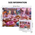 thumbnail image 5 of 1000 PCS Various Doughnut Jigsaw Puzzles 1000 Pieces,High Difficulty Puzzle,Vibrant And Stunning Wooden Puzzle,Gift For Doughnut Lovers,Modern Style Doughnut Puzzle,Unique And Beautiful Design, 5 of 6