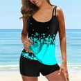 thumbnail image 2 of MesaSe Women‘S Tankini Large Bikini Digital Suspender Beach Split Swimsuit, 2 of 3