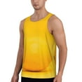 thumbnail image 2 of Fuzoiu Yellow Lemon Print Men's Workout Tank Tops,Sleeveless Gym Shirt Quick Dry,Fitness Bodybuilding T-Shirt,Muscle Athletic Workout Tee-3X-Large, 2 of 7