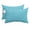 Azure, variant on Pure Mint Green Outdoor Pillows for Chaise Lounge Chair Waterproof Lumbar Pillows with Insert&Adjustable Elastic Strap Beach Headrest Pillow Modern Solid Color Minimalist Art Neck Pool Pillow 11"x16"