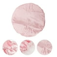 thumbnail image 3 of Unique Bargains 1 Pc Women Double Layer Shower Cap Hair Cap for Bathroom Vacation Travel Dark Pink, 3 of 3
