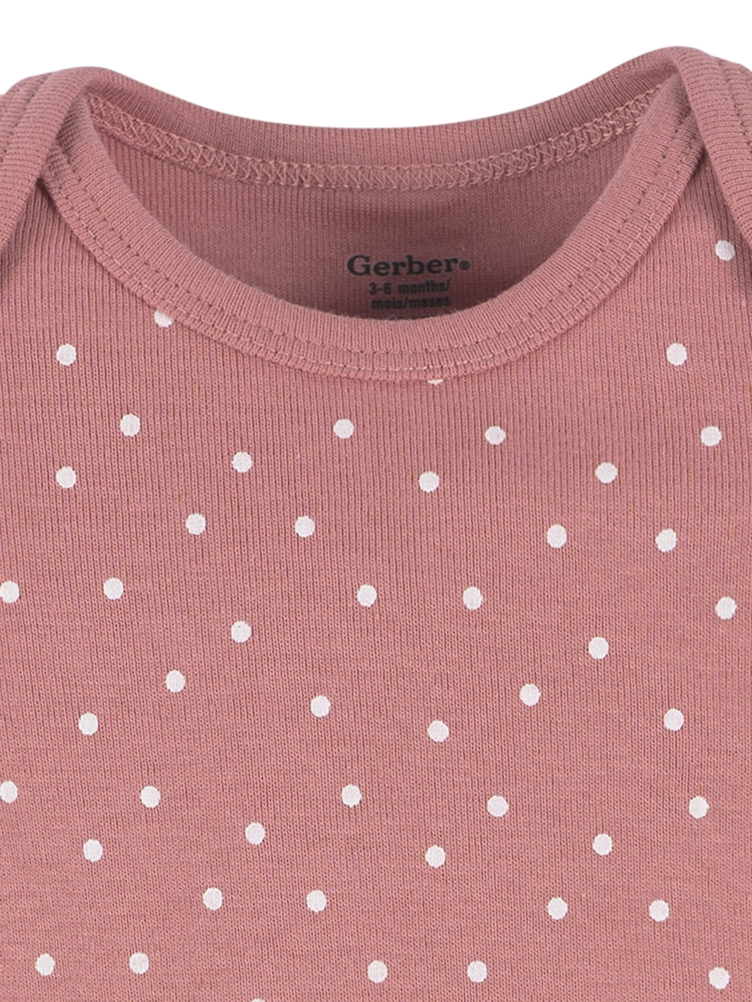 Gerber Baby Neutral Short Sleeve Onesies, 3-Pack, Sizes Newborn - 24 Months