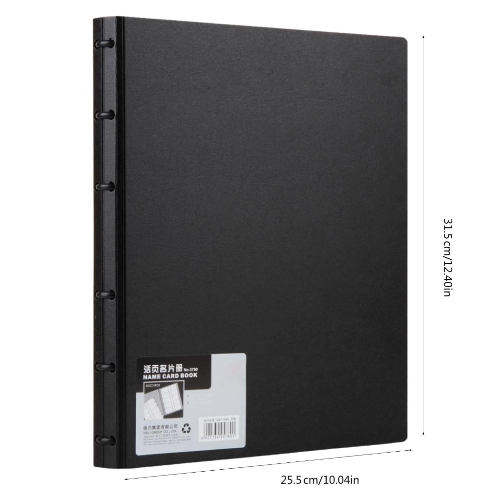 Card Album 10 Pocket Trading Cards Binder 30 Pages 600 Double Sided Pocket