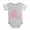 Heather Gray, variant on CafePress - Pink Zodiac Scorpio - Cute Infant Baby Football Bodysuit