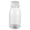 White, variant on 8 oz Clear Empty Plastic Bottle – Souew 250ml Thickened Beverage Container with Lid, Reusable Juice Bottle for Fridge, Water, Shots & Homemade Drinks,