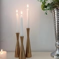 thumbnail image 5 of Taper Candlestick Holders Set of 3, Metal Candle Holders for Tall Candles,Candlestick Set for Wedding Centerpiece, Dining Table, Mantel,Restaurant Party Decoration, 5 of 9