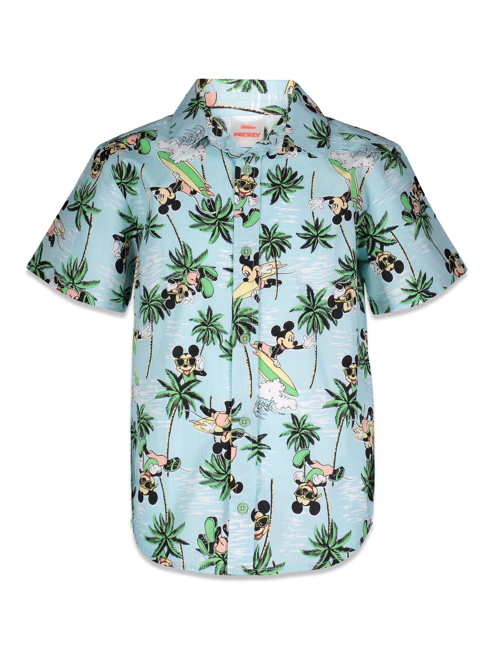 SSLR Big Boys Pineapples Button Down Casual Short Sleeve Hawaiian Shirt 