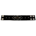 thumbnail image 3 of Mi Amore Adjustable-Length Faux-Suede Studded Cuff-Bracelet Brown & Silver-Tone, 3 of 3