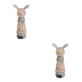 thumbnail image 4 of maskred Statue Charmante de Rabbit Figurines Sculpture d'Animaux Artisanat Cadeau de Mariage Femme 8.5x23.5cm 2ensemble, 4 of 6