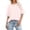 Light Pink, variant on YODETEY Women's Plus Size Tops with Shorts Sleeve, Crewneck Shirts Tops Blouses for Womens, Pink,Size S-5XL